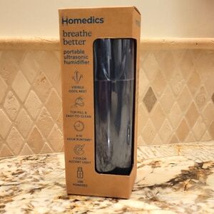 Homedics Portable Ultrasonic Humidifier - Blue